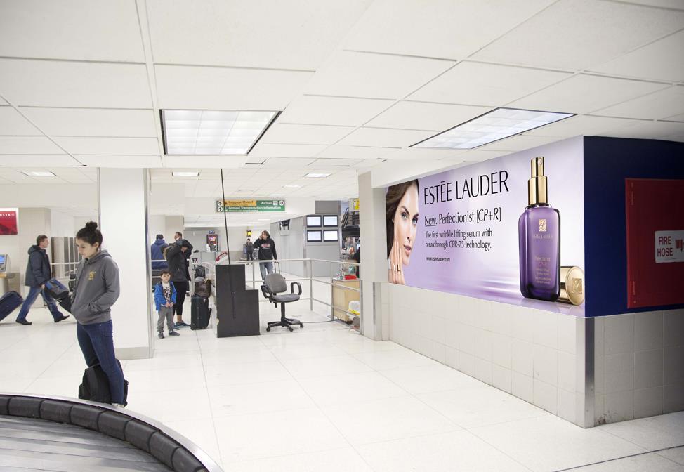 JFK Airport Terminal 2 Wall Wrap 1 Unit Product type: Wall Wrap Site Number: 2841 Target: Arriving Passengers Airlines: Delta Airlines Product Features Commercial Details Capture the