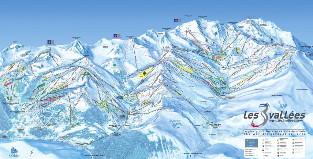 Skiing holidays for everyone Skiing in Méribel & Les 3 Vallées This charming alpine resort is located at the heart of Les 3 Vallées ski area, the largest in the world and has so much to offer all