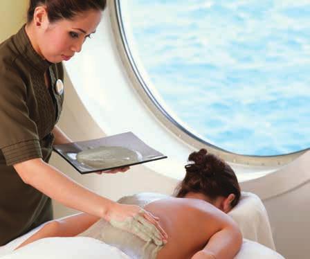 Specialty Dining Options * SIPY REAX Vitality S at Sea Spa: Indulge with a rejuvenating massage,