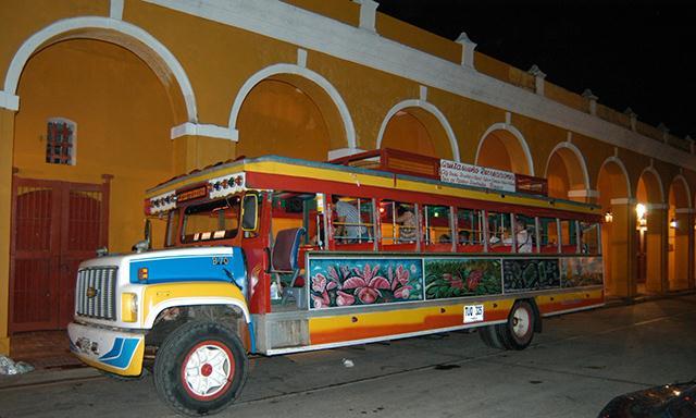Chiva Bus Party Tour - CA33 Destination Highlights Active Adventures Culture and Sights 3 hour(s) *39.83 EUR (Adult) *30.