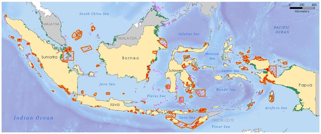 7 TOURISM & NBMT IN THE 17 CT REFERENCES Indonesia 7.2.5 Indonesia Country Overview K) Identified Marine Protected Areas (MPAs) Indonesia has 166 Marine Protected Areas (MPAs), covering 187, 221km 2.