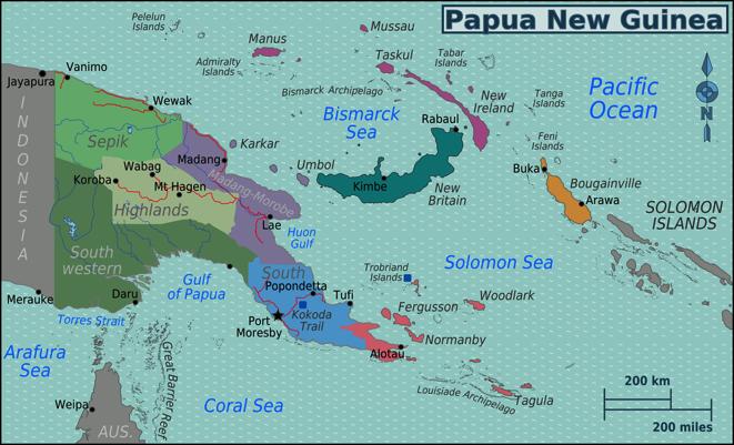 7 TOURISM & NATURE-BASED MARINE TOURISM 17 REFERENCES IN THE CT 7.2.3 Papua New Guinea Country Overview (Source: UN Data/ United Nations Statistics Division unless indicated) Size: 462,840 sq.