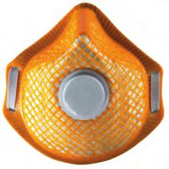 06 This "shaped to fit" range of moulded disposable masks use high quality filtering material layers, and the valve products increase user comfort by lowering CO2 and heat build-up, and have been