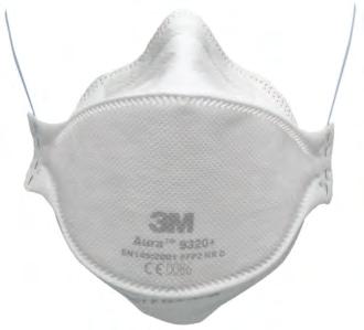 3M Aura 9320+ Disposable Respirator Part of the successful Aura Flat-Fold platform of disposable respirators, the 9400+ Series encompasses all the features of the 9300+ Series.