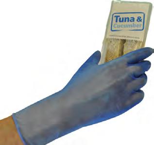 42 Vinyl Powder Free Disposable Glove Features No latex proteins eliminates protein sensitisation Protects against contamination, dirt and potential irritants in low risk situations Rolled cuff for