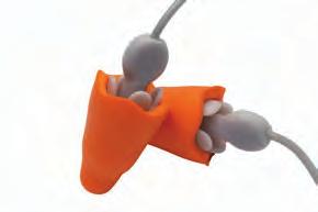 to conform to the ear canal opening Each pair complete with individual carry case Available in corded and uncorded Replacement pods available SNR23 10 pairs of ear clips per box Price per box Order