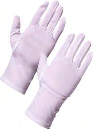 33 Inspection Glove - Lint Free Red Rigger Traditional Gloves 28 Cotton Chrome Selected red split leather palm and knuckle strap