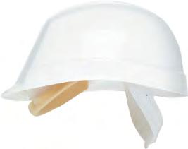 A well balanced, lightweight shell with a new eight point terylene head-harness and a deep nape strap design The unique Protector airflow option moulded into the helmet shell Head size adjustment