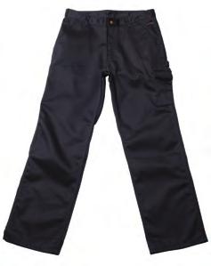 Work Trousers Mascot Grafton Trouser 65% Polyester, 35% Cotton 310g/m2 2 year guarantee on zips and seams Triple stiched seams at leg and crotch Suitable for Industrial Laundering Available in Navy