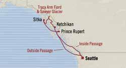 FREE - Shipboard Denali, available as a land tour Sitka Sawyer Glacier