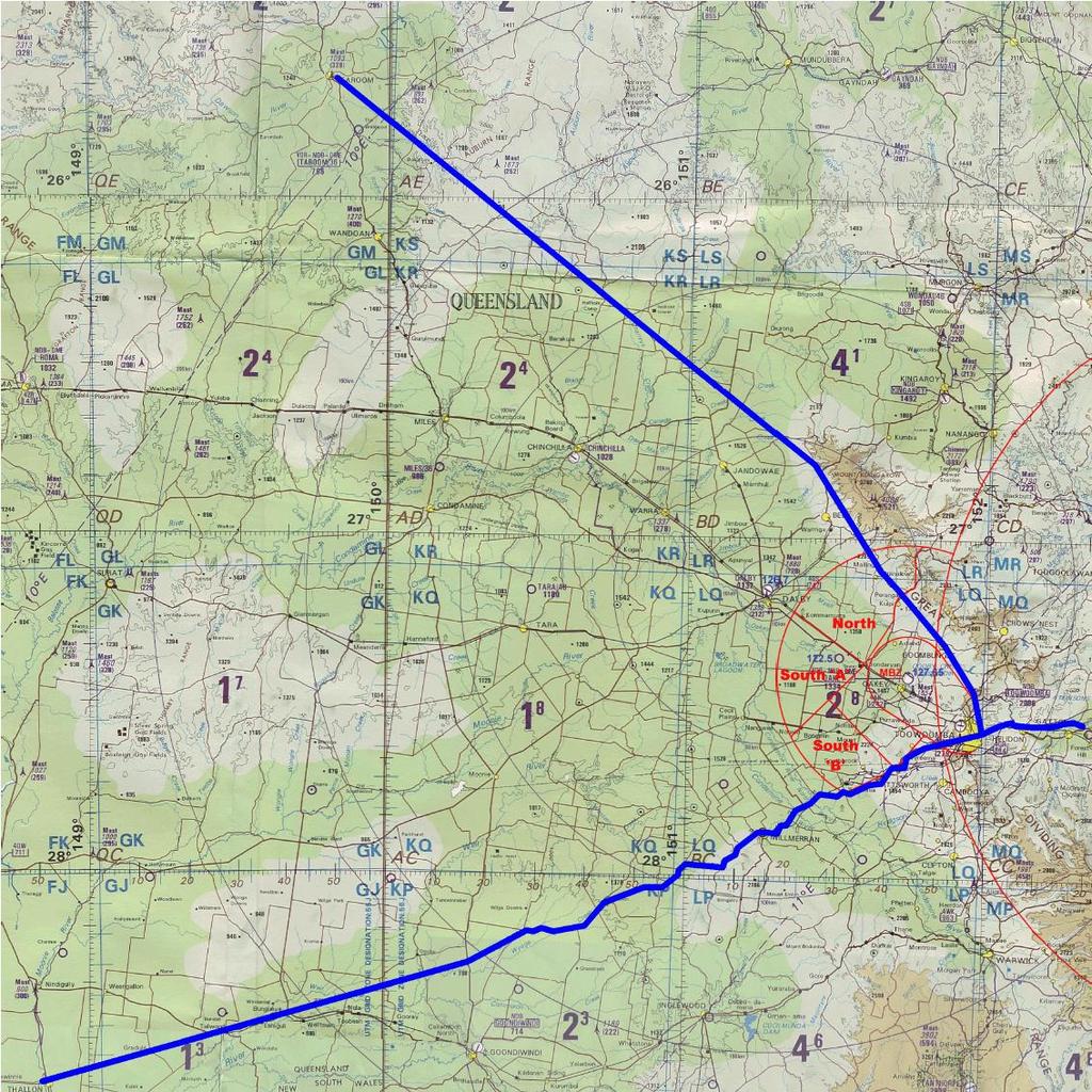Glider Frequency Operation Boundaries To make better use of available gliding chat frequencies, boundaries or zones have been drawn up which use particular chat frequencies in each zone.