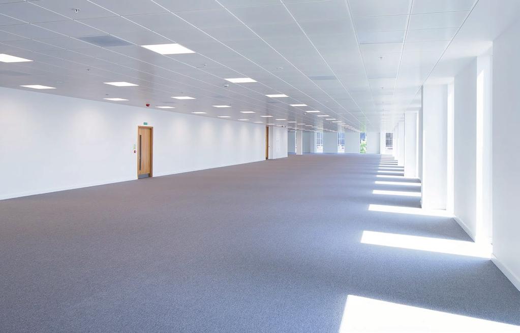 SOME OF THE CITY S LARGEST FLOOR PLATES FLEXIBLE, VIRTUALLY COLUMN-FREE SPACE TO CREATE YOUR PERFECT OFFICE LAYOUT A highly sustainable and prominent new office building which has been designed to