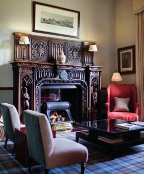 The Roxburghe Hotel and Golf Course is in the heart of this territory of sweeping hills and parkland, an hour from Edinburgh.