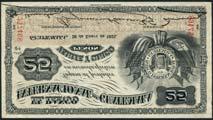 bank building at centre (Pick S157a), almost very fine, scarce US$250-350 310 El Banco Internacional de Guatemala, 25 pesos, 28 January 1925, red serial number 257468, black and white, pale light