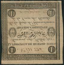 January 12, 2018 - NEW YORK 17 Banco y Casa de Moneda el Estado de Buenos Aires, 10 pesos, 1 May 1856, serial number 204148 (?