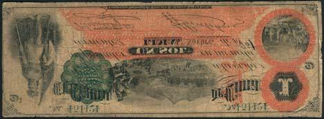 very fine, last good fine (3) 137 375 Banco Nacional del Peru, 40 centavos (2), 1 January 1873 second issue, serial numbers