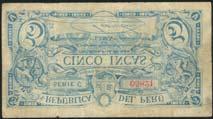 THE ANDEAN COLLECTION OF SOUTH AND CENTRAL AMERICAN BANKNOTES 389 Republica del Peru, a group of the first issue comprising, 1 sol (3), 2 soles (2), 5 soles (2), 10 soles, 20 soles, black, brown and