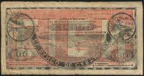 US$250-350 205A El Banco de Cartagena, 100 pesos, 10 March 1900, serial number 29709, black, red and white, view of Cartagena at