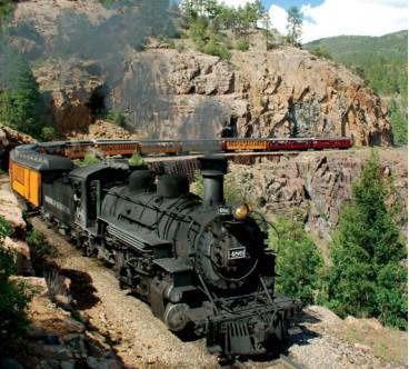 Railroad, Cumbres & Toltec Scenic Railroad, Royal Gorge Route Railroad, and Pikes Peak Cog Railway,