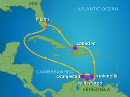 00 pp Price Includes: Roundtrip Bus to Port, 7 Night Cruise, Port Taxes & Government Fees, Travel Protection Navigator of the Seas - 9 Night Southern Caribbean Cruise December 8-17, 2017 Sailing