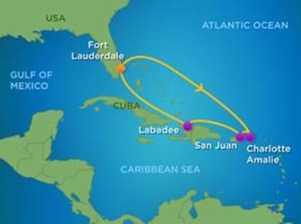 24 Brilliance of the Seas - 4 Night Western Caribbean Cruise January 11-15, 2018 Sailing roundtrip from Tampa, Florida to Cozumel, Mexico Inside Cabin N $540.00 pp Ocean View Cabin I $623.