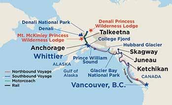 Tour price includes Return economy airfares with Air Canada from Melbourne, Brisbane & Sydney to Anchorage, Calgary to New York and Quebec City to Australia.