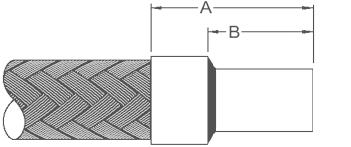 Corrugated Metal Hose Standard Fittings Hose I.D.