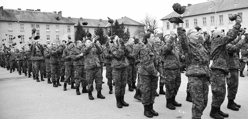 Prisega 18. naraštaja ročnika u Požegi 11. ožujka 2017. U požeškoj vojarni 123. brigade u subotu, 11. ožujka, održana je svečanost prisege 18. naraštaja ročnika na dragovoljnom vojnom osposobljavanju.