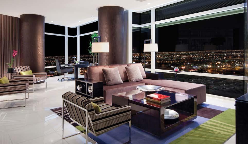 ENTER THE SKY The exclusive ARIA Sky Suites provide