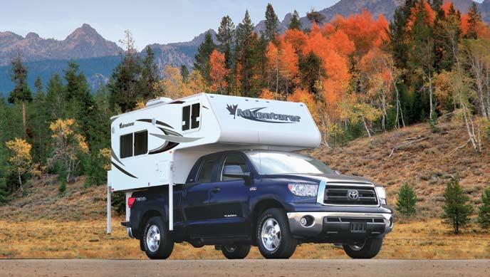 Pound for Pound The 80SK & 80GS Pack a Punch Looking for the lightest weight, full-featured fiberglass exterior truck campers for your half ton full-size truck? Well, you ve found them!
