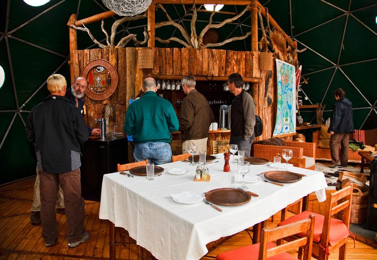 The Eco-Camp at Torres del Paine provides comfortable lodging and a