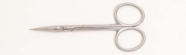 Iris-Eye Scissors #7007-286SC Straight Blades, Sharp Tips Straight Blades, Blunt Tips Curved Blades, Sharp Tips Curved Blades, Blunt Tips 7007-282SC 7007-282 4" / 10 cm