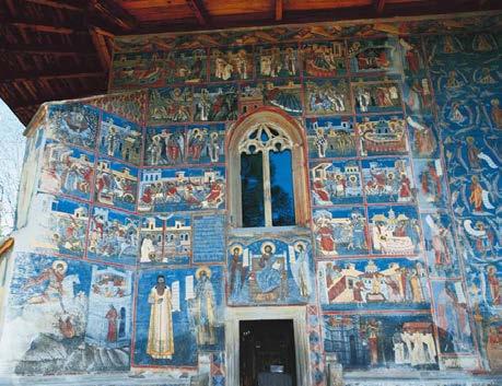Image-4 Voronet Monastery Image-5 Wall Painting of Voronetz Monastery Ⅱ-2 Transylvania Second, I will write about