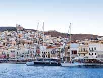 Then set sail for a seven-night cruise around the stunning, sun-drenched Aegean islands of the Cyclades chain aboard the privately chartered 18-cabin yacht Running on Waves.