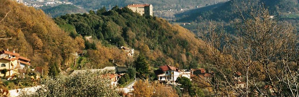 Presentation of Podenzana, Tuscany The picture is of the 800 year old Castello Pondenzana guarding the valley of Magra.