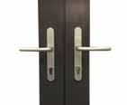 White Black Graphite Chrome Satin Silver Polished Gold Opening restrictors Optional opening restrictors allow you to take extra care of your open-out French doors and protect them from