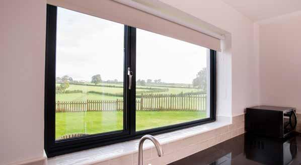 Slim window frames are a must to maximise the amount of natural light entering your home, especially in smaller openings or where Georgian bars are fitted.