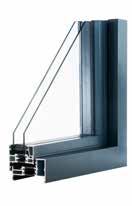 The elegantly sculptured Classic-al window represents a new era in the development of aluminium windows.