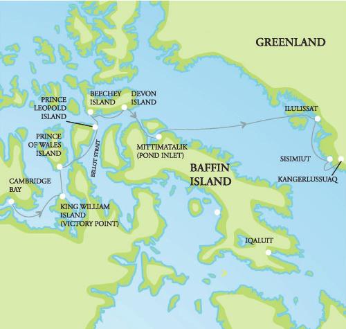 CANADIAN ARCTIC: 2018 TRIP NOTES Classic Northwest Passage and West Greenland 24 AUG 05 SEP 2018 12 NIGHTS / 13 DAYS STARTS CAMBRIDGE BAY CELEBRATE CANADA'S ARCTIC CULTURE, HISTORY, WILDERNESS AND