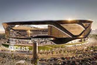 LAS VEGAS STADIUM The Oakland Raiders received the NFL s approval to move to Sin City for the 2020 NFL season. Las Vegas has proposed a new $1.9 billion stadium just to the west of the Strip.