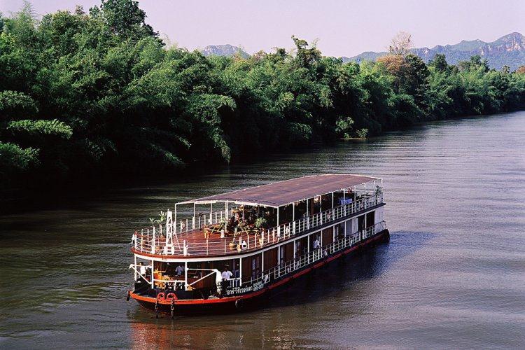 4 Days RV River Kwai Cruise The RV River Kwai, the first inland cruise ship in Thailand, is a newly built colonial style river cruiser based on designs used by the original Irrawaddy Flotilla which