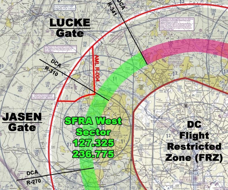 Leesburg Maneuvering Area (LMA) Procedures applicable only for direct entry or exit or traffic pattern work!