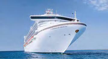 Caribbean Princess Guests: 3,080 Gross Tons: 113,000 Length: 952 Beam: 118 3 and 4-Day Eastern Caribbean Getaway Ports Princess Cays 2014 Nov. 6; Nov. 20; Dec. 27 2015 Jan.