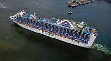 Emerald Princess Guests: 3,080 Gross Tons: 113,000 Length: 951 Beam: 118 17-Day Mediterranean Passage Ports Madeira, Portugal, Seville, Spain,