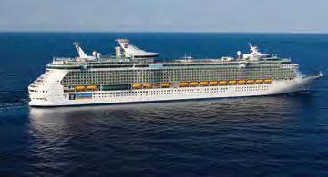 Independence of the Seas Guests: 4,328 Gross Tons: 160,000 Length: 1,112 Beam: 127 6-Night Western Caribbean Ports Grand Cayman, Haiti, Jamaica 2014 Nov. 30; Dec. 14; Dec. 28 2015 Jan. 11; Jan.