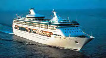 Legend of the Seas Guests: 2,076 Gross Tons: 160,000 Length: 1,112 Beam: 127 9-Night South Caribbean Ports Aruba, Bonaire, Curaçao, Ocho Rios 2014 Dec. 15 10-Night South Caribbean Ports St.