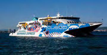 Pinar del Rio Guests: 463 Length: 242 Beam: 86 offers a fast-ferry service between Port Everglades and Freeport, Grand