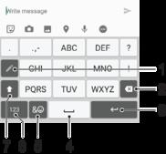 Внесување текст со помош на функцијата за внесување со гестикулации 1 Кога ќе се прикаже тастатурата на екранот, лизгајте со прстот од буква до буква за да го обележите зборот што сакате да го