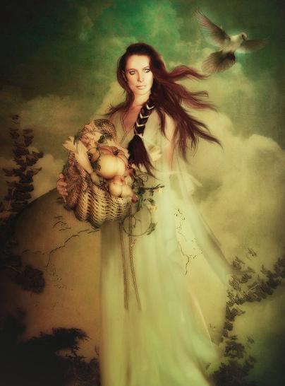 Demeter Goddess of the Harvest Symbols include wheat Mother of Persephone who was the daughter of