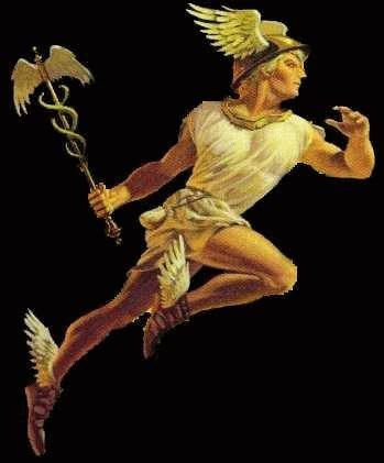 God of mischief, thieves, and games and messenger of the gods Hermes Symbols include winged sandals
